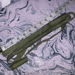 Gucci ribbon green 70 inches ( +/- 2 inches)